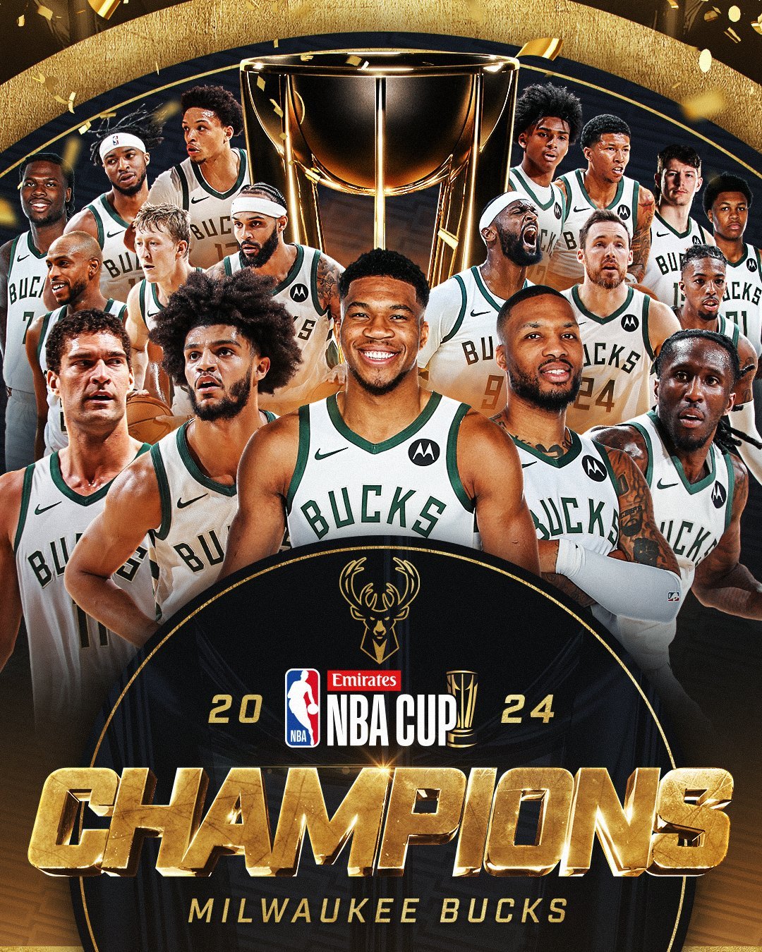 雄鹿大胜，字母哥展现MVP实力