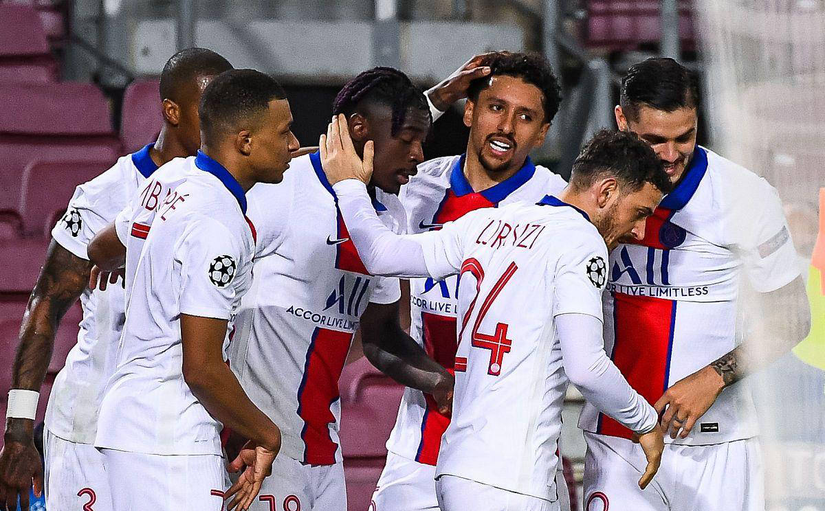 巴黎圣日耳曼在客场挑战尼斯球队