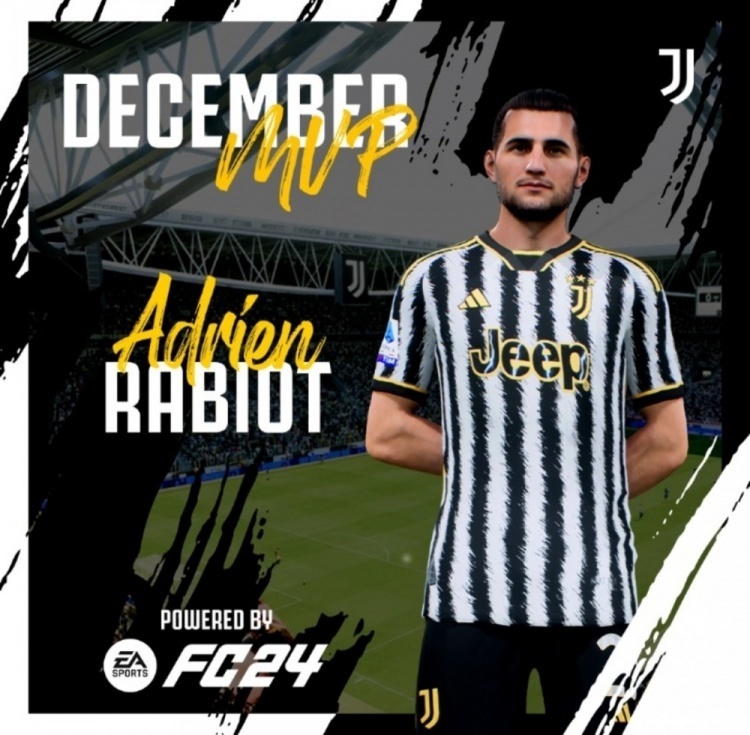 尤文中场拉比奥打入精彩进球，为球队带来胜利