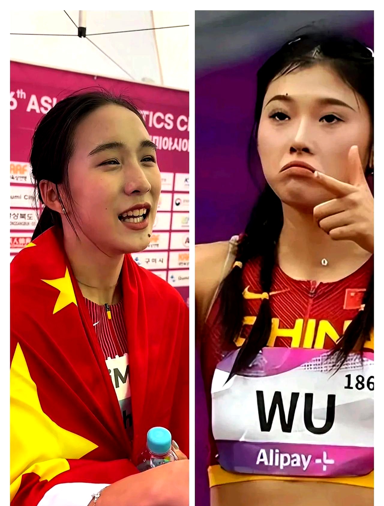 中国姑娘在比赛中展现出了强大实力 中国姑娘在比赛中展现出了强大实力